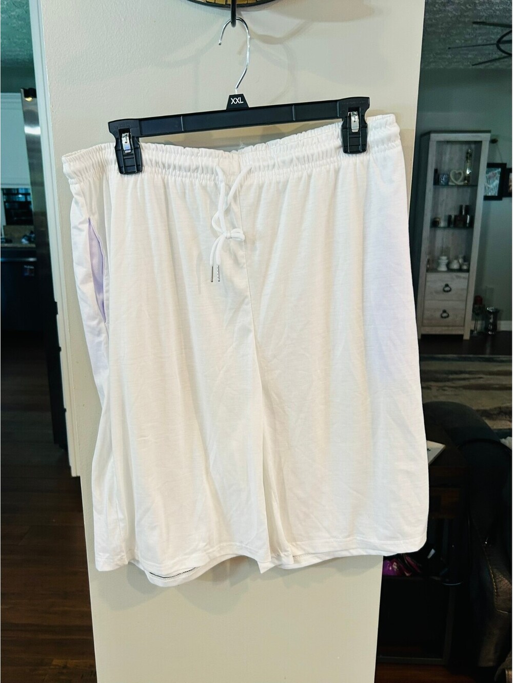 White Drawstring Shorts